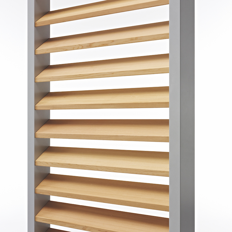 Protection solaire. Volet coulissant DucoSlide Luxframe cadre 40-80, Wood 100