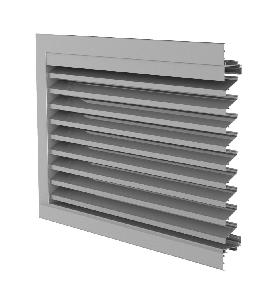 Ventilation. Grille de ventilation DucoGrille Classic 45-75S